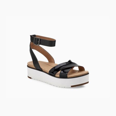 UGG Tipton Black Sandals for Women (ABDS41820)